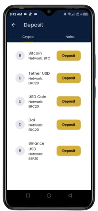 DamatexPay app screen 3