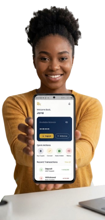 DamatexPay app in hand